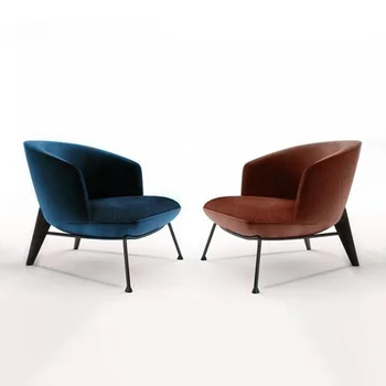 Custom Vienos Kėdės Laisvalaikio Minimalistinio Italų Stiliaus Dizainas Tingus Sofa-Šezlongas Lounge Kambarį Cadeiras Balkonas, Baldai