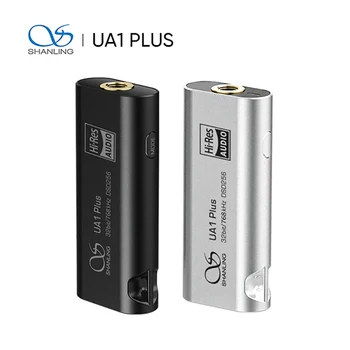 SHANLING UA1 PLIUS USB DAC AMP Ausinių Stiprintuvas dual CS43131 žetonų Hi-Res Audio PCM 32bit/768kHz DSD256 Tipas-C-3.5 mm