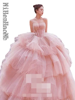 Prabanga Quinceanera Suknelės Vakarinę Suknelę Tiulio Oficialų Prom Chalatai Vestidos Moterų 2023