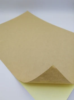 FUNCOLOUR Didmeninė gamyklos kaina 1000 lapų A4 formato tuščią kraft popieriaus, lipduko, paprastas kraft ruda be etiketės spausdinimo