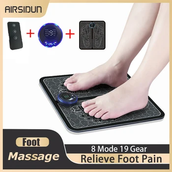 8-mode Foot Massager Impulsinis Srovės Masažas Nešiojamas Mažas Massager 19 Pavarų Reguliavimas