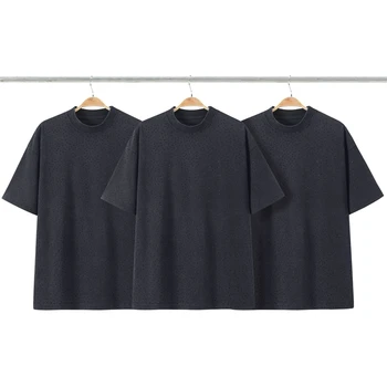 Inkrustacijos Su Deimantu, Marškinėliai Vyrams, Moterims, 1:1 Aukštos Kokybės Juodos spalvos marškinėliai Viršuje Tees