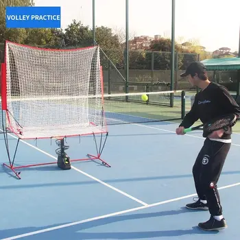 Stalo Tenisas Mašina Savarankiškai padėti Bendrosios Praktikos Su Ju Catcher Multi-kamuolys Mokymo Padėti Nešiojamų Teniso Supimas Mašina