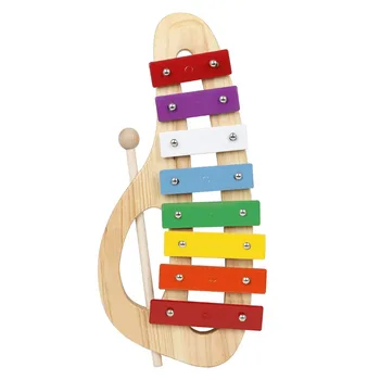 8-Pastaba Kselofonu su Plastiko talpinimo Mušamųjų Muzikos instrumentų Žaislą Dovanų Kselofonu Vaikai Vaikai Pateikti