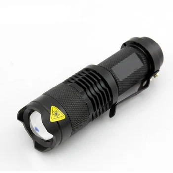 Lauko EDC Vandeniui LED Žibintuvėlis Didelės Galios Mini Vietoje Lempos 3 Modeliai Zoomable Stovyklavimo Įranga Fakelas Blykstė