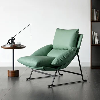 Postmodernios Paprasta Sofa-Lova, Kėdės Kambarį Kėdė Dizaineris Prabanga Vieno Balkono Šiaurės Kūrybos Odos Butas, Baldai