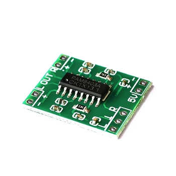 10vnt Greenboard PAM8403 galios stiprintuvo valdybos Klasė D 2x3w ultra-micro skaitmeninis stiprintuvas valdybos 2.5～5V USB maitinimo