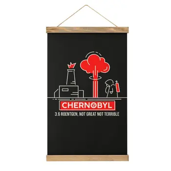 3.6 Roentgen Ne Didžiosios Nėra Baisi Černobylio Nuotrauką Viešbutis Amatų Apdailos Drobės Kabo Nuotrauka Derliaus Humoro Grafinio Stiliaus