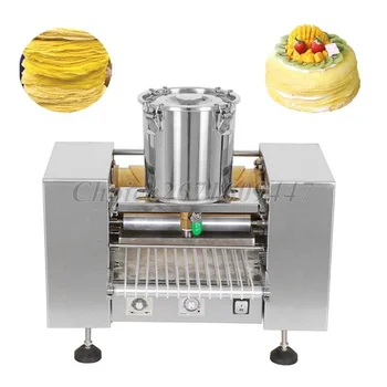 Pyrago Sluoksnio Mašina Komercinės Kiaušinių Pyragas Mille Krepo Odos Priėmimo Formavimo Mašinos Pardavimas