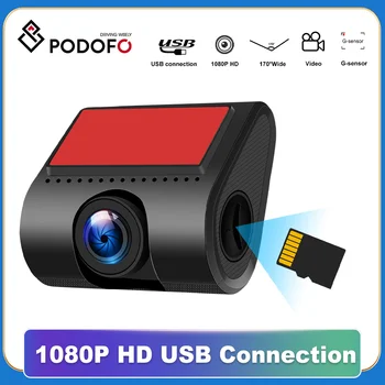 Podofo F133 MP5 DVR Kamera HD 720P 30fps Video Registrator USB Naktinio Matymo 32G Automobilių Duomenų įrašymo Su WIFI Connenction