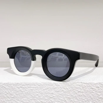 Naujos kartos Acetatas Akiniai nuo saulės Vyrams dizaineris prekės Originalios Kokybės Klasikinės Mados UV400 Akiniai Moterų akiniai TORTŲ 242 JAMES