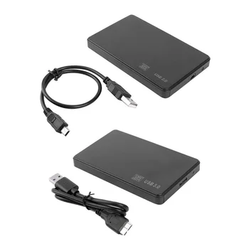 USB3.0/USB2.0 USB Kietojo Disko Adapteris Aptvarą Nešiojamas KOMPIUTERIS 2,5 colio SATA SSD HDD Mobile Atveju 3TB Kietąjį Diską Adapteris Talpyklos