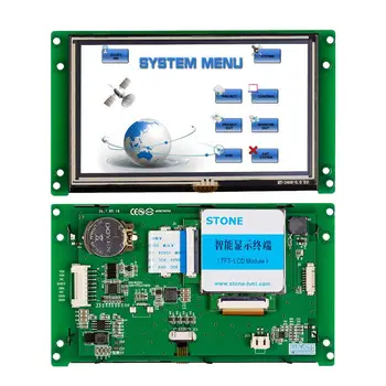 5.0 Colių HMI Smart TFT LCD Ekranas Modulis su Valdikliu +Programa+Touch Ekranas
