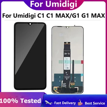 100% Naujas originalTouch Ekranas UMIDIGI C1 C1 MAX Ekranas LCD Touch Screen Skydelio Pakeitimo UMIDIGI G1 G1 MAX LCD + Įrankiai