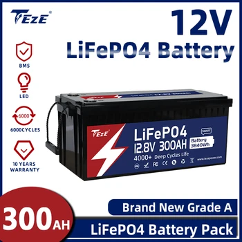 Kapo A 12V 100AH 200AH 300AH LiFePo4 Baterija ir 