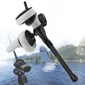 VR Žaidimų Valdiklis Nekilnojamojo Žvejybos Žaidimai, VR Žvejybos Lazdele Ir Ritės Combo Meta Quest 2 VR Žaidimas Priedai