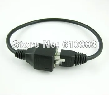 (5pieces/lot), Didmeninės Ethernet LAN RJ45 Tinklo jungtis female Jack male Kištuko adapterio Kabelį 30cm