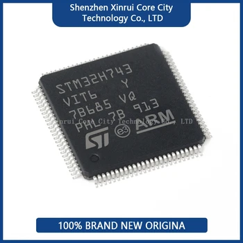Vėliau IC STM32H743VIT6 MCU Programuojamas Mikrovaldiklis FLQFP-100 modulis Chip Originalus Originali Vietoje, Single-chip