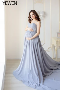 Ilgas Motinystės Fotografija Rekvizitai Seksualus Suknelės Išgalvotas Nėštumo Suknelė Fotosesiją Drabužius Nėščioms Moterims Maxi Suknelė 2021