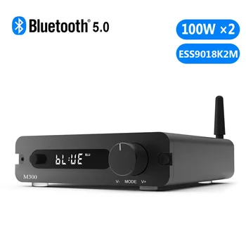 M300 VPK Bluetooth Stiprintuvo ESS9018K2M Stereo Hi-Fi Namų Kino Stiprintuvo 32 bitų/192kHz D Klasės Mini Power Amp 100W x2