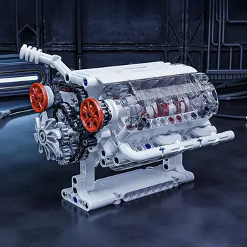 2023 Naujas ONEBOT V6 Variklis, Modelis, Modeliavimas, Automobilių Variklio Surinkimo Bloko Modelis Desktop 