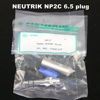 20pcs Neutrik NP2C 24K Rodis Padengtą 6.5 mm stereo in-line tris-core mikrofonas paieška lentelė gitara plug