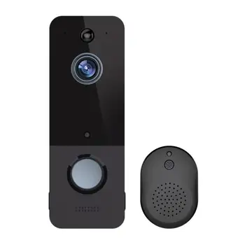 Night Visio Doorbell Kamera, Aukštos Rezoliucijos Saugumo Doorbell Plataus kampo Objektyvas dvipusį Balso Ryšį, Belaidį durų skambutį Vandeniui