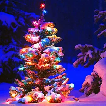 Lauko Saulės Šviesos 2 Pak Kalėdų Vandeniui 200 LED String Spalvotų Medis Kalėdos Šalis Sodo led solares para išorė