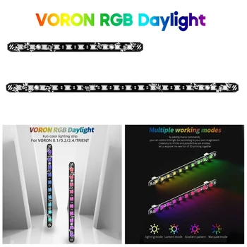 Patvarus RGB Šviesos Juostelė Varnas 0.1/0.2/2.4 3D Spausdintuvas LED Šviesos Juostelės Juosta