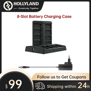 Hollyland Solidcom C1-8-lizdas Baterijos Įkrovimo Atveju ES AS UK MUMS JP Standartas