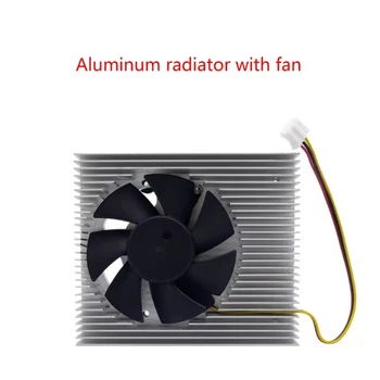 Ramioje Aliuminio Heatsink with Fan dėl Bananų Plėtros Taryba Šilumos Kriaukle Sklandžiai Metalo Aušintuvas Lašas Laivybos