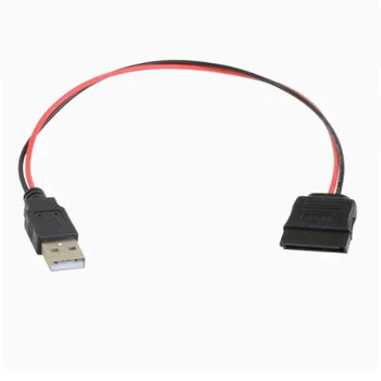 USB į SATA Maitinimo laidas 2,5 colio SATA nešiojamas kietajame diske, Maitinimo kabelis Maitinimo kabelis SATA į USB