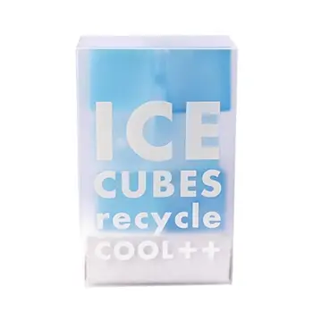 Daugkartinio naudojimo Ledo Kubeliai Vandens 12pcs/Box Refreezable Kubeliai Gėrimų Atšaldymo Perdirbamų Skalbti Virtuvės Įrankiai Limonado
