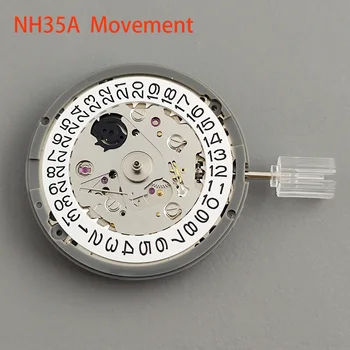 NH35 Judėjimas Didelis Tikslumas Mechaninė Judėjimas su baltos Dienos Lango Prabangus Automatinis laikrodis, Movt Pakeisti dalys