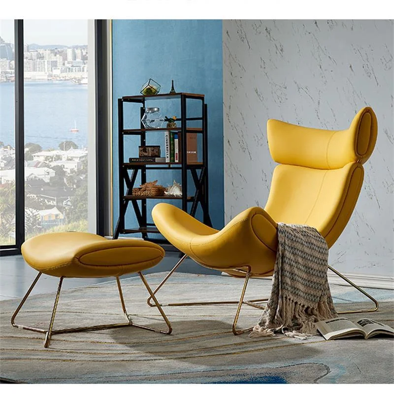 Šiuolaikinės dizaineris baldai, stiklo, odos, poilsio, laisvalaikio kambarį, namų baldai akcentas Imola rankos Kėdė . ' - ' . 0