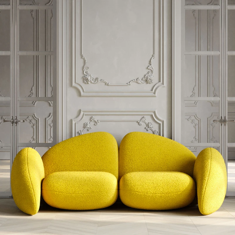 Šiuolaikinės paprasta kūrybos odos dizaineris kambarį Home hotel dviguba sėdynė sofa . ' - ' . 1