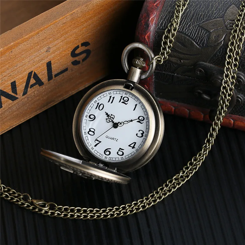 Klasikinis Laikrodis Visiškai Medžiotojas Graviruotas Erelis Jungtinės Amerikos Valstijos Temą Dizaino Unisex Kvarco Kišenėje Žiūrėti Karoliai Pakabukas Grandinės Reloj . ' - ' . 5