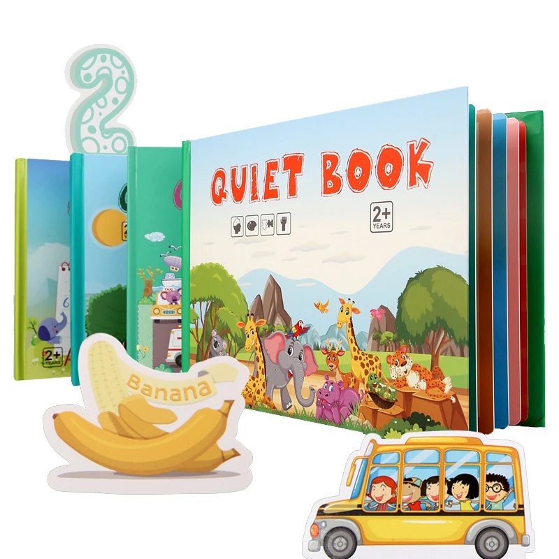 Montessori Bamblys Užimtas Knyga 10 Temų, Ikimokyklinio Mokymosi Veiklą, Ramioje Knygos Užimtas Knyga Vaikams Ugdyti Mokymosi Įgūdžius . ' - ' . 0