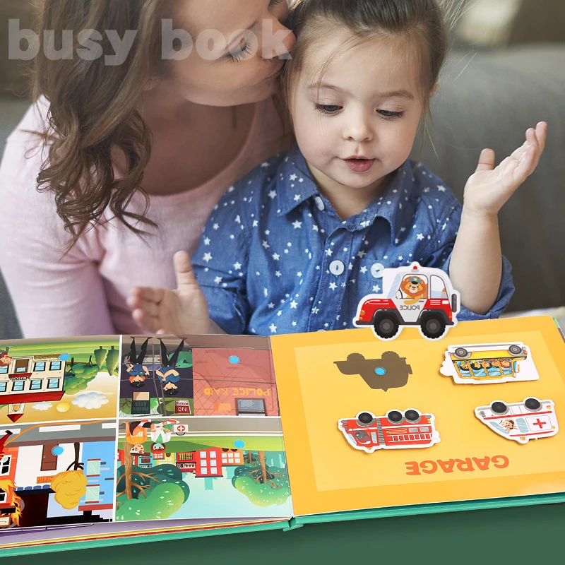 Montessori Bamblys Užimtas Knyga 10 Temų, Ikimokyklinio Mokymosi Veiklą, Ramioje Knygos Užimtas Knyga Vaikams Ugdyti Mokymosi Įgūdžius . ' - ' . 4