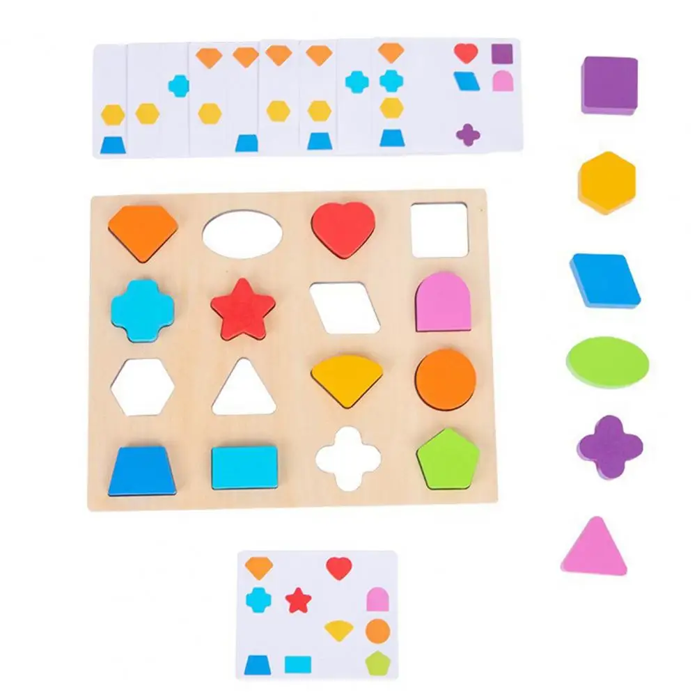 Naujoviškas Smegenų Žaidimas, Burr-nemokamą Išsamią Medinių Blokų Ankstyvojo Lavinimo Žaislai, Patrauklus, Kūdikių Žaislai, Vaikų Žaislai . ' - ' . 1