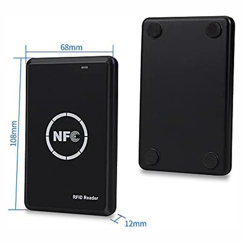 Smart Prieigos Kontrolės Kortelės Kopijuoklis Juoda RFID Skaitytojui Rašytojas 125Khz Kortelę, popierinės kopijavimo aparatų matricos NFC Žymeklį . ' - ' . 5