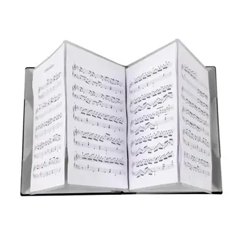 Muzikos Rišiklio A4 Juosta Katalogą 4-Sided Skleisti Lengva Operacija 40 Lapų Fortepijono Muzikos Partitūros Laikiklis Fortepijonas Priedai
