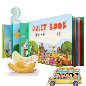 Montessori Bamblys Užimtas Knyga 10 Temų, Ikimokyklinio Mokymosi Veiklą, Ramioje Knygos Užimtas Knyga Vaikams Ugdyti Mokymosi Įgūdžius