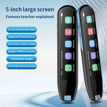 2023 Nešiojamų Smart Pen Skaitytuvas 112 Kalbų Vertimo Pen Skaitytuvas Momentiniai Teksto Skenavimo Skaitymo Balsu Skenavimo Prietaisą, Vertėjas